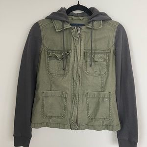 American Eagle Cargo Hooded Jacket
